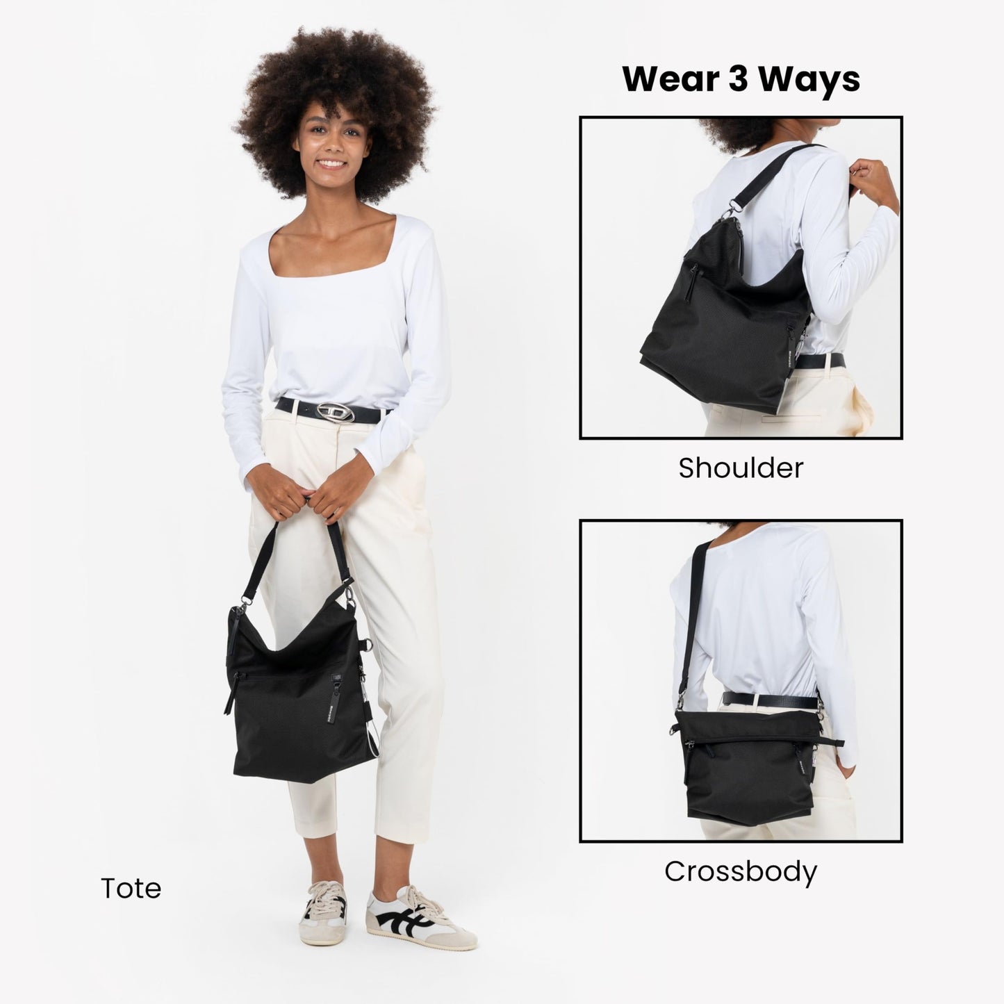 Sherpani Vale, Anti Theft Versatile Crossbody Bag, Fashion Tote Bag, Travel Shoulder Bag, Designer Handbag for Women with Metal Hardware, Travel Gift…