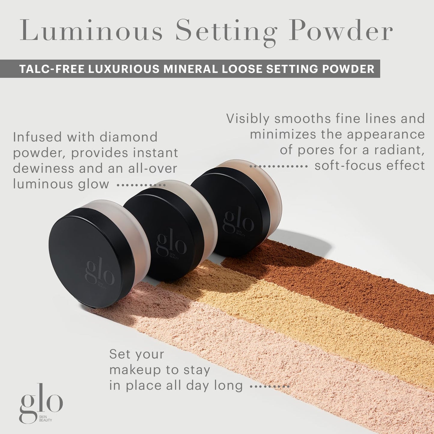Glo Skin Beauty Luminous Setting Powder - Translucent Medium-Deep