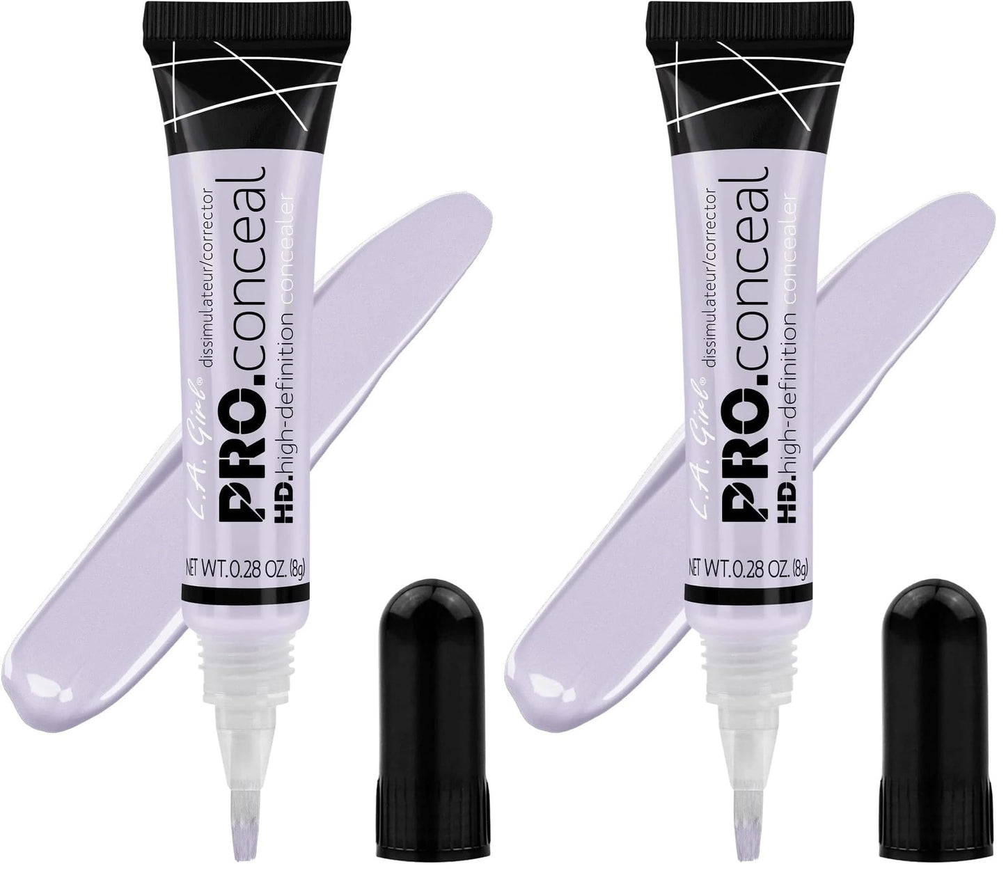 L.A. Girl HD Pro.Conceal, Lavender Corrector GC993 (Pack of 2) Beauty and Personal Care L.A. Girl Default Title
