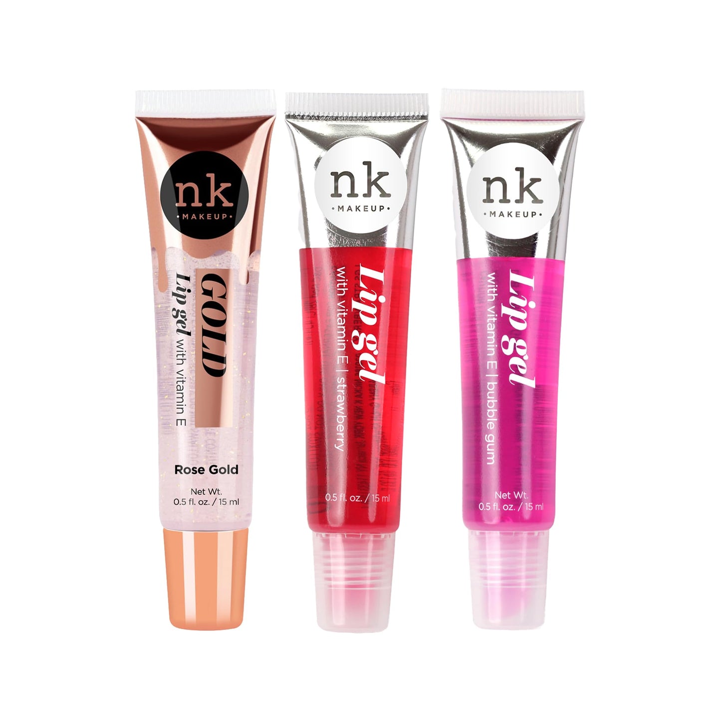 NICKA K NEW YORK Lip Gel, Hydrating, Lightweight, Glides on Effortlessly, Non Sticky Finish Lip Gel Colors
