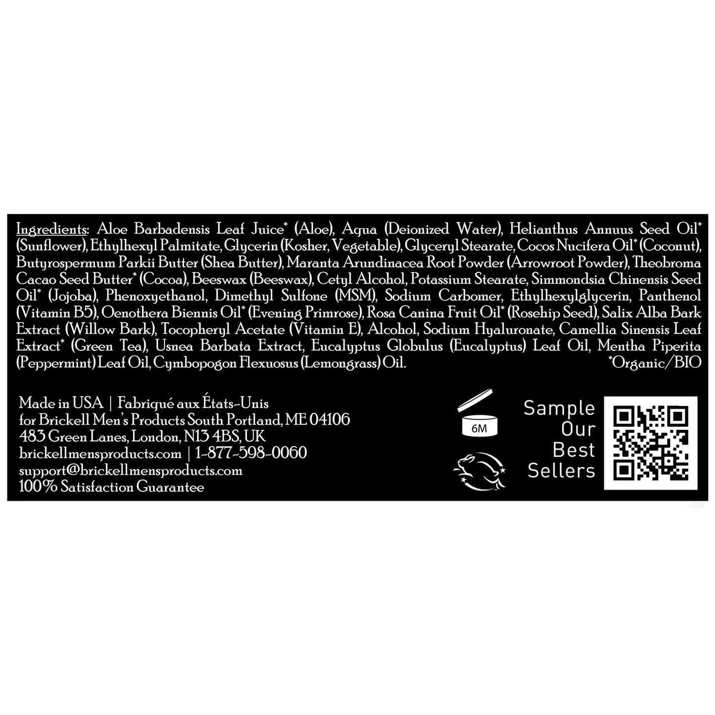 Brickell Men's Revitalizing Anti-Aging Cream For Men, Face Moisturizer For Face To Reduce Fine Lines and Wrinkles, Natural and Organic Anti Wrinkle