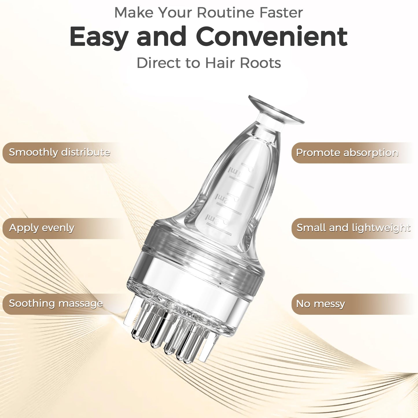 Minoxidil Applicator, Quick Efficient Apply No Messy Hair Serum Applicator Small Minoxidil Applicator Tool, Hair Applicator Bottle Minoxidil Brush Beauty and Personal Care WL-YBOPRO
