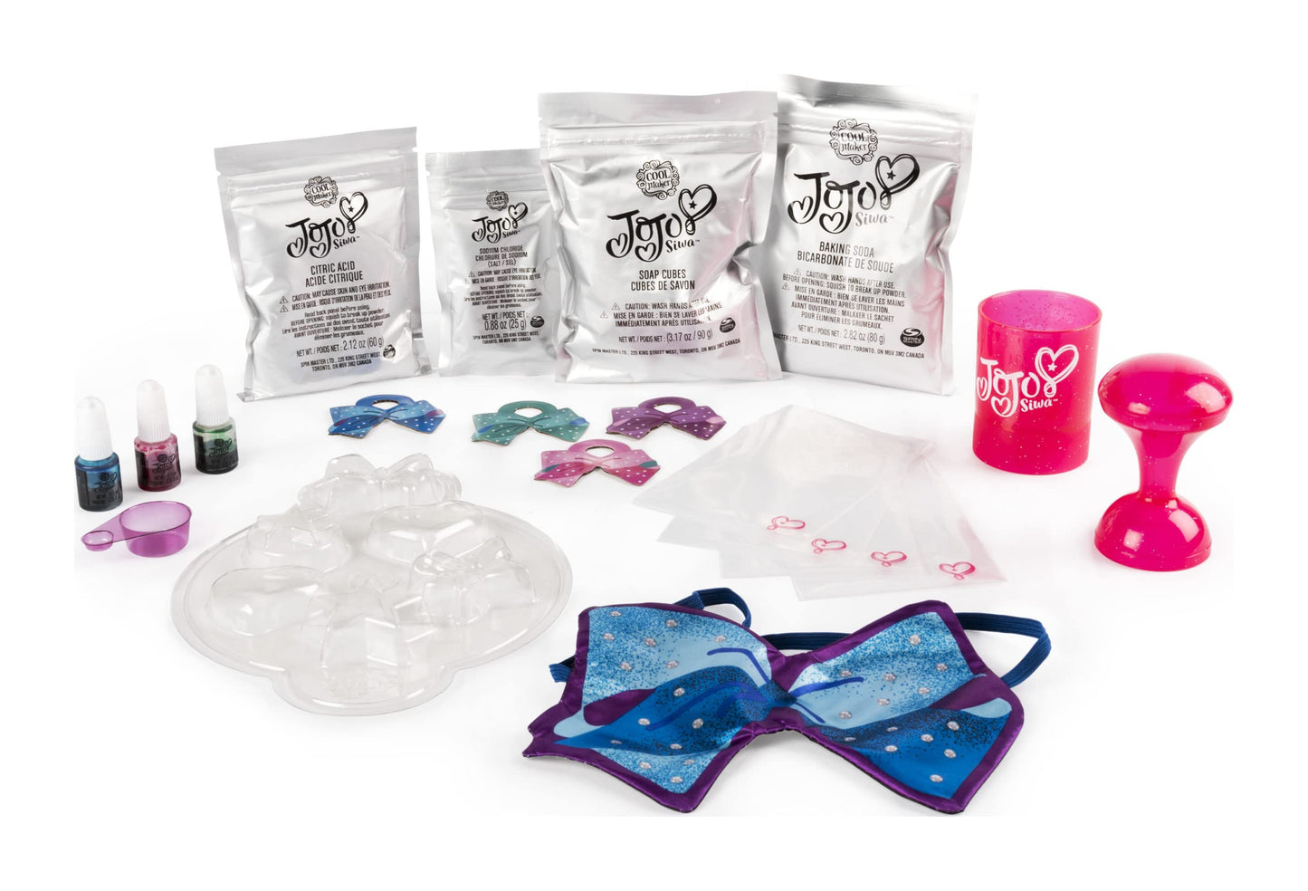 Cool Maker - JoJo Siwa Bath Bomb and Soap Spa Kit, for Ages 8 and Up, Multicolor, Model:6043893