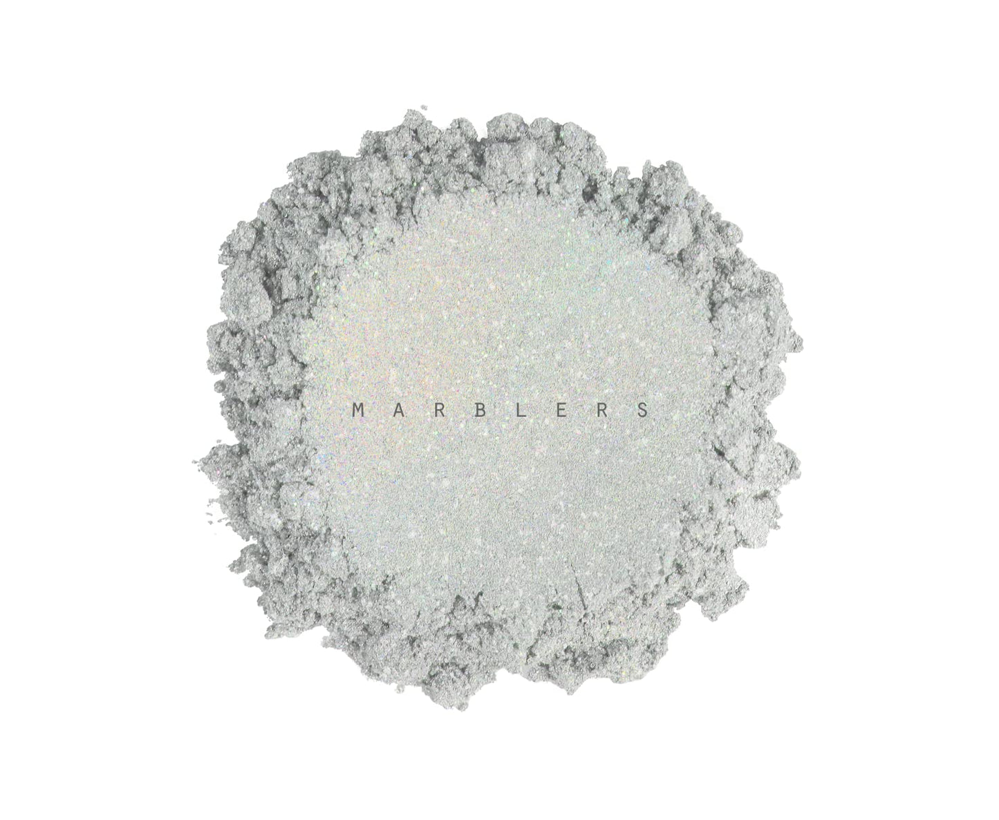 MARBLERS Glitter Mica Powder [Moonlight] 0.14oz (4g) | Glitter Mica | Highly Pigmented | Non-Toxic, Vegan, Cruelty-Free | Eyeshadow, Body Butter, Nail