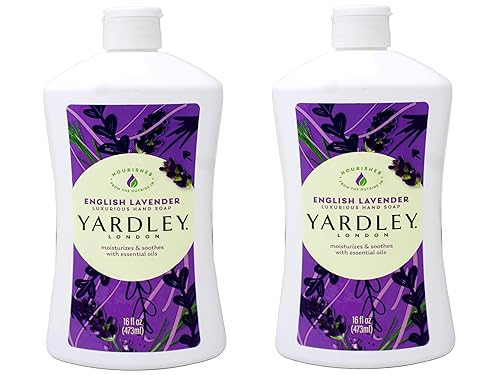 Yardley London Liquid Hand Soap - English Lavender - 16 Fl Oz (Pack of 2)