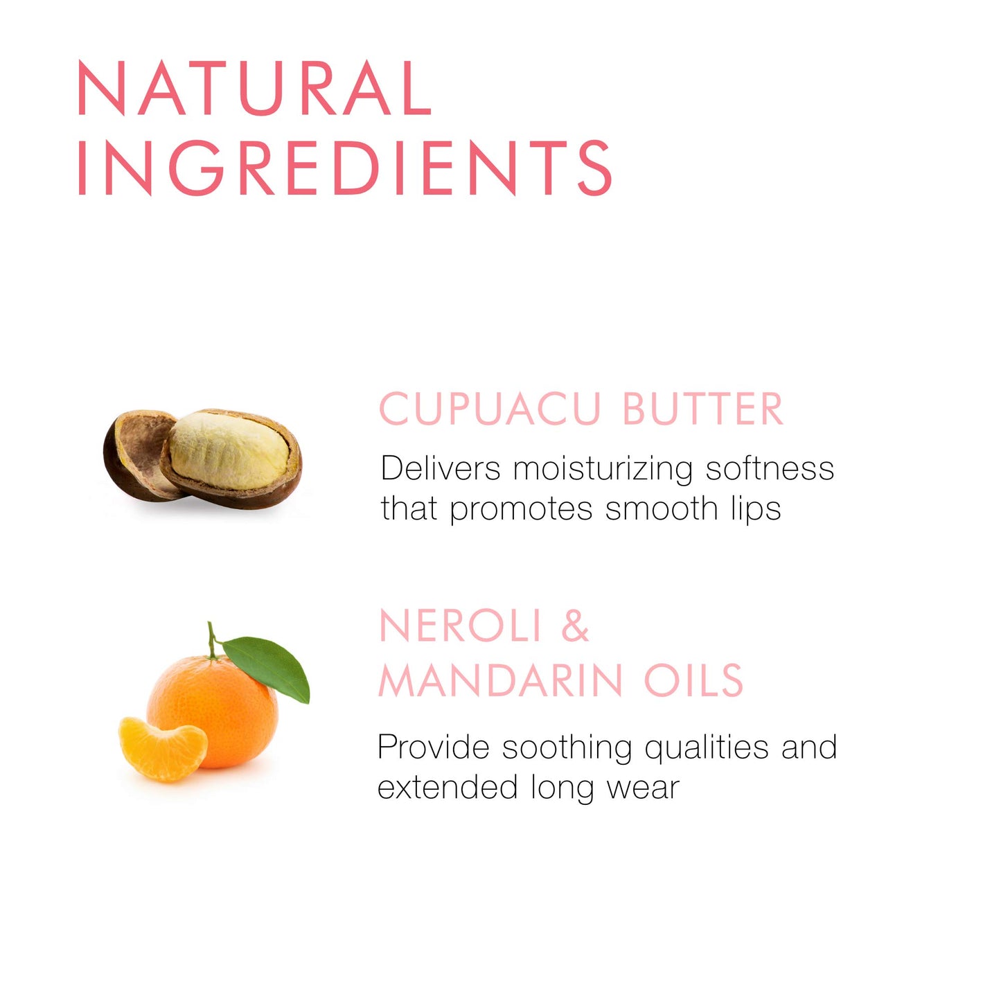 Beauty For Real Lip Cream + Color, Hotter Than Miami - Rich Vibrant Magenta - Long-Wear, Moisturizing Formula - Cupuacu Butter, Organic Neroli &