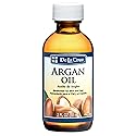 De La Cruz 100% Argan Oil of Morocco - Pure Cold-Pressed Virgin Moroccan Argan Oil for Hair and Skin - 2 FL OZ