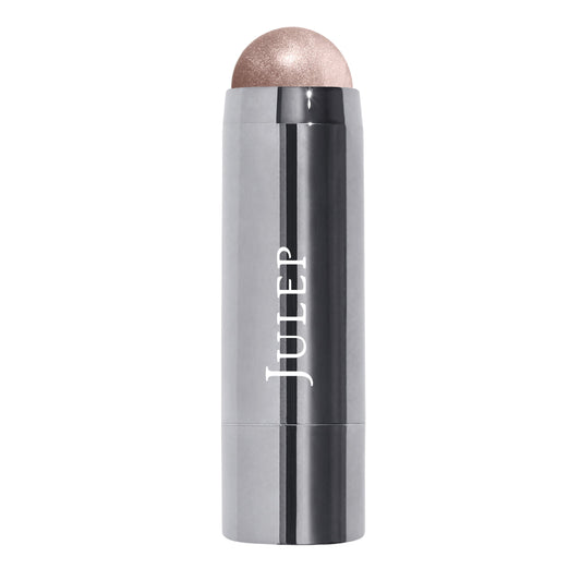 Julep Skip The Brush Cream to Powder Highlighter Stick- Sheer Glow - Blendable and Buildable Color - 2-in-1 Makeup Stick