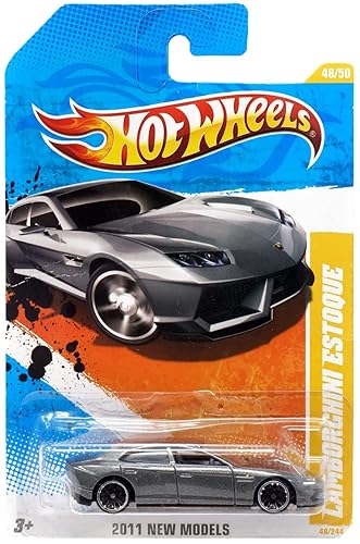 2011 Hot Wheels Lamborghini Estoque Grey #48/244