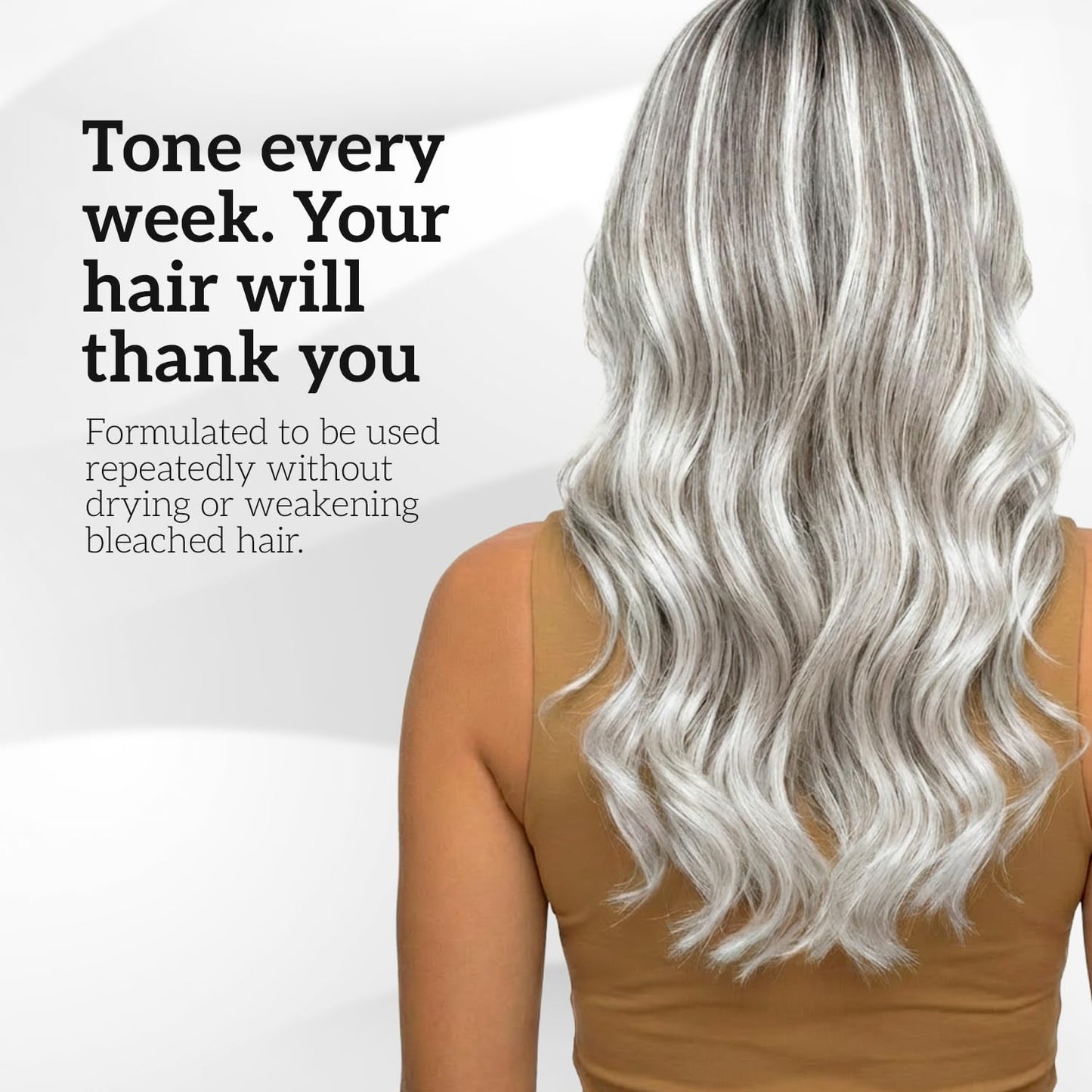 Robson Peluquero Black Toning Kit for Blonde Hair | Toning Shampoo + Hair Toner Gloss |Metallic Silver, Graphite, Steel Grey for Brassy, Bleached