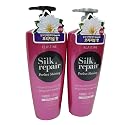 Elastine Silk Repair Perfect Shining Shampoo and Conditioner (550ml 18.6 Fl.oz/each)
