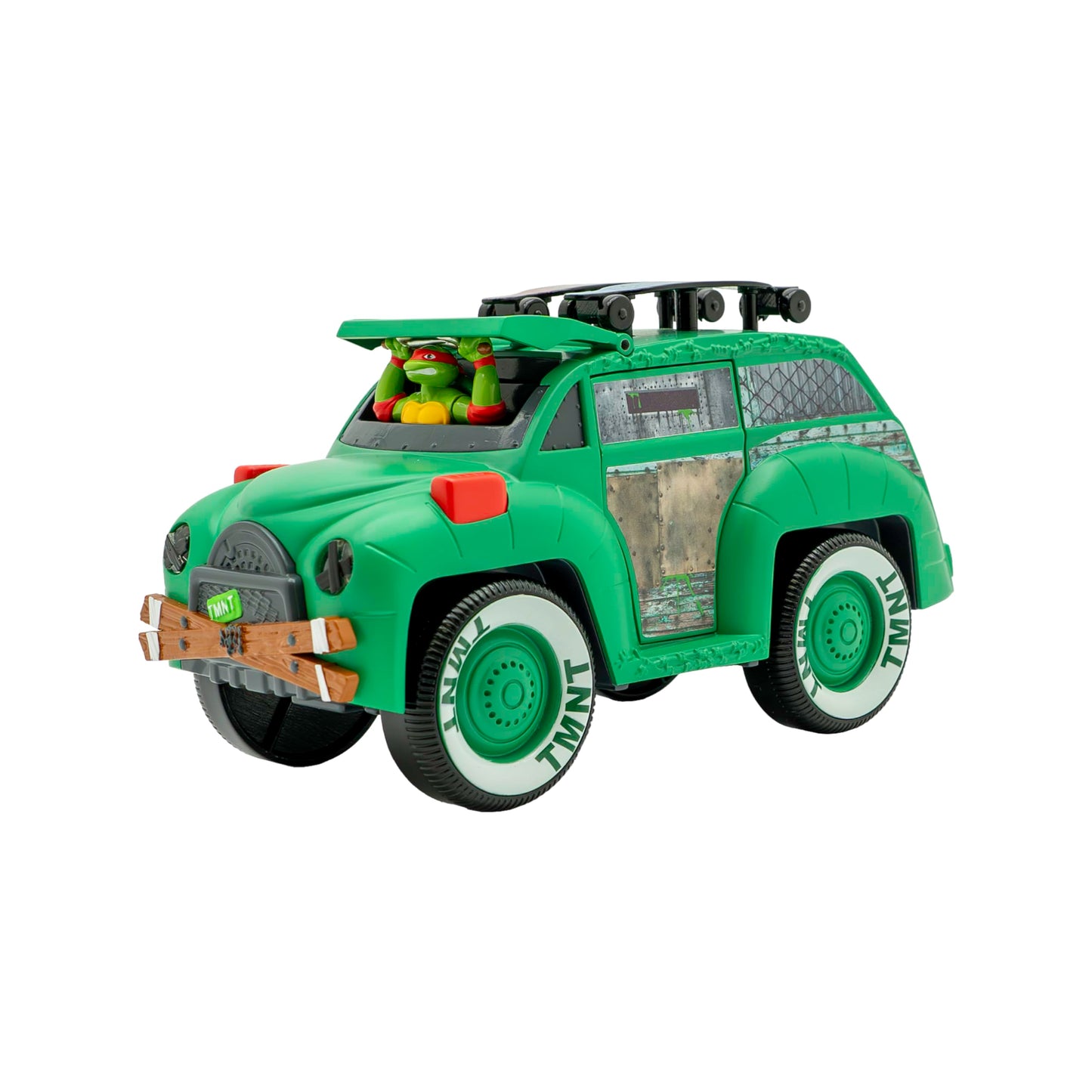 Teenage Mutant Ninja Turtles, Turtle Party Cruiser w/Lights and Sounds, Vintage Styling, Interactive Play, Ages 3+