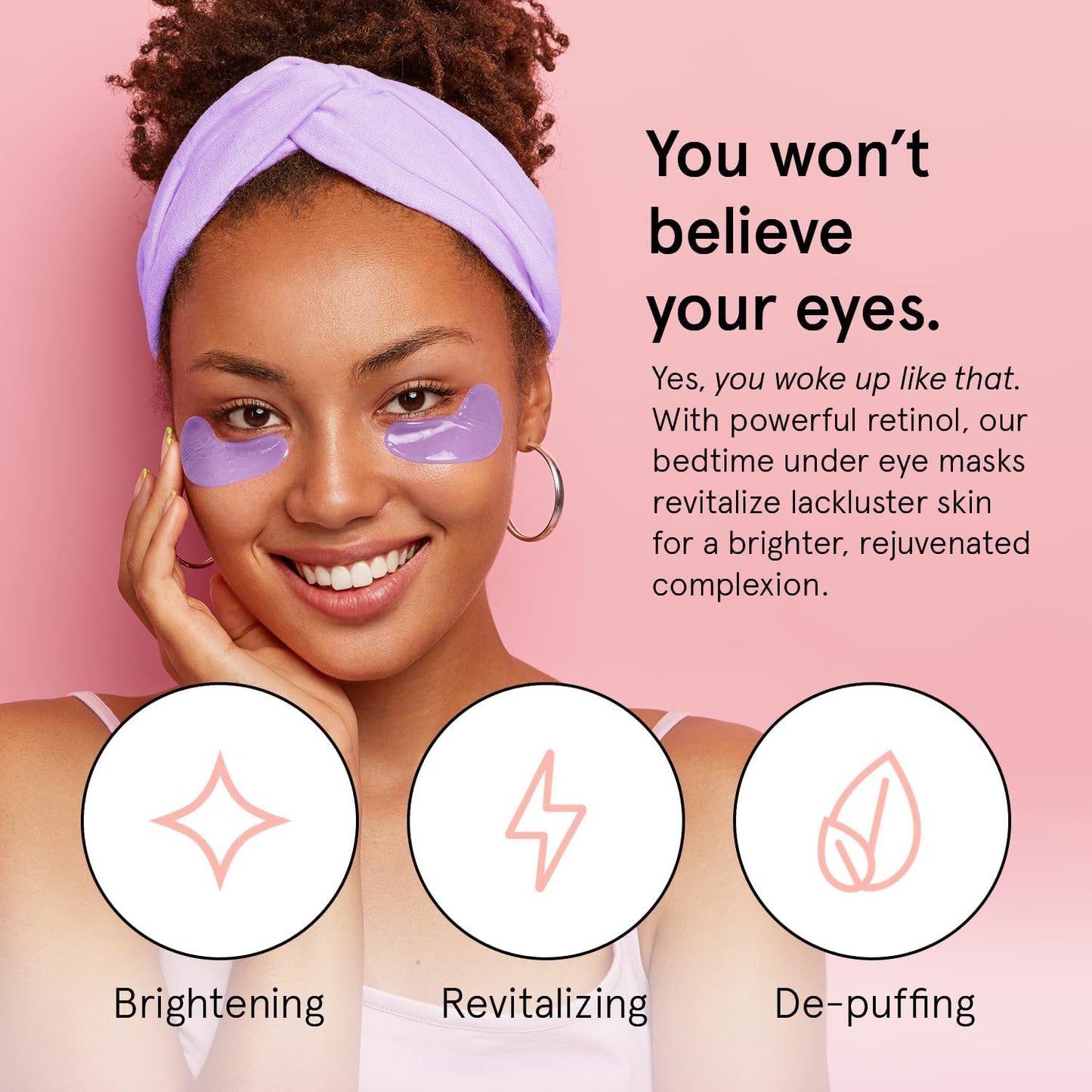 grace & stella Retinol Under Eye Patches for Puffy Eyes & Dark Circles - Restoring Gel Under Eye Masks with Hyaluronic Acid - Birthday Gifts Beauty & Personal Care grace & stella