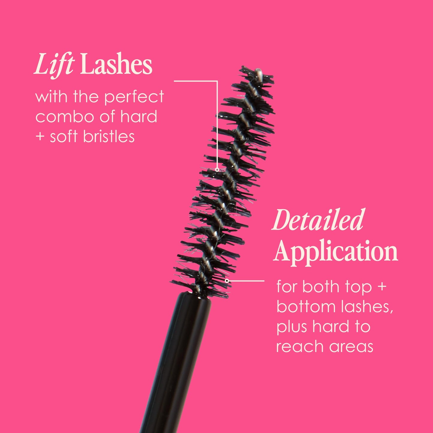 Grande Cosmetics GrandeMASCARA Conditioning Peptide Mascara - Buildable Volume & Length, Water-Resistant & Clump-Free - Lash & Extension Friendly