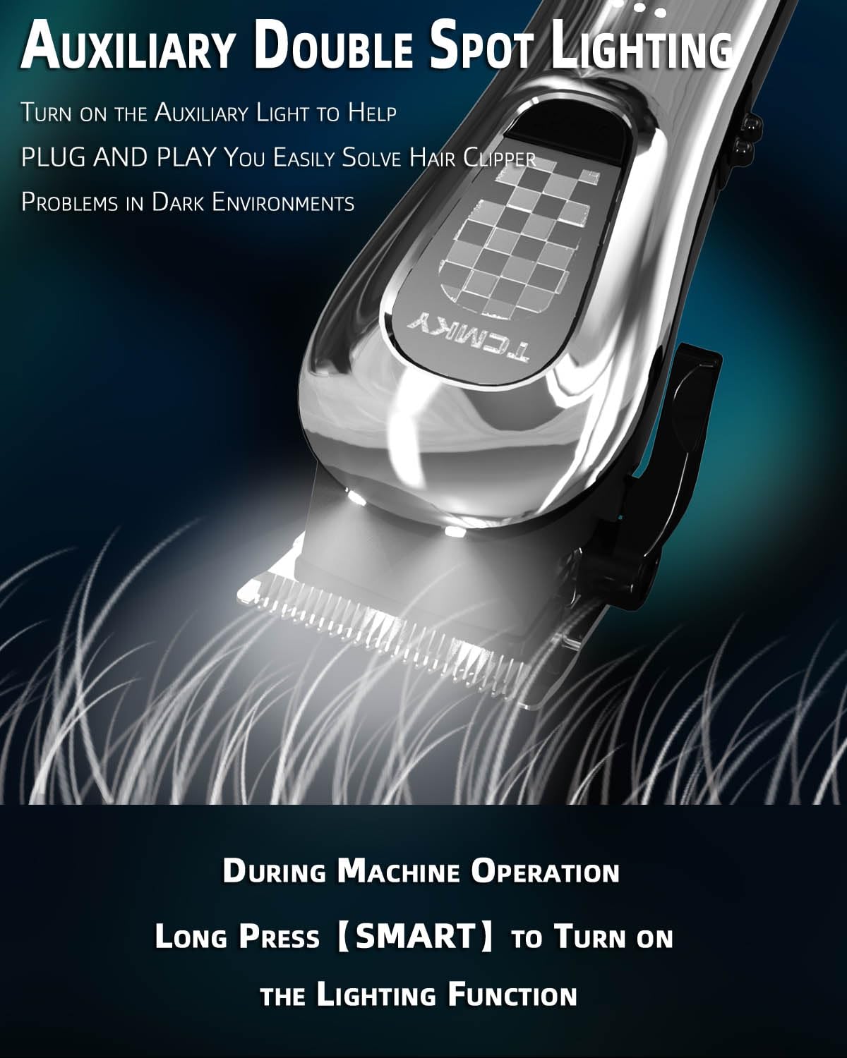 TCMKY Hair Clippers for Men Cordless&Corded Barber Clippers for Hair Cutting & Grooming Professional Hair Trimmer for Men Rechargeable Hair Trimmer Beauty and Personal Care TCMKY
