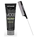 Affinage ASP Mode CURL CREAM Firming Creme (w/Sleek Steel Pin Rat Tail Comb) Shape Definer & Hair Curl Amplifier (4.23 ounce size)