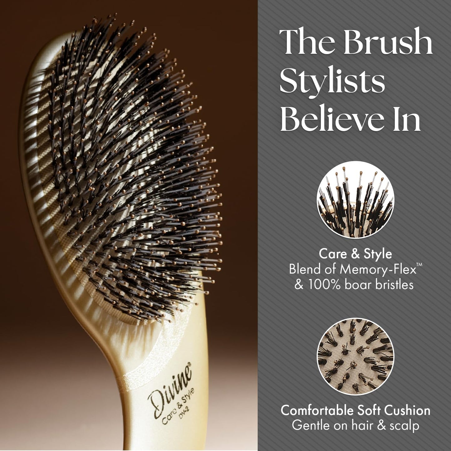 Olivia Garden Divine Revolutionary Ergonomic Design Hair Brush