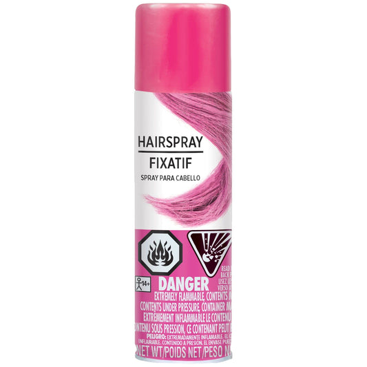 Hypo-Allergenic Pink Hair Spray - 3 oz. - Perfect Party Accessory, 1 Pc.