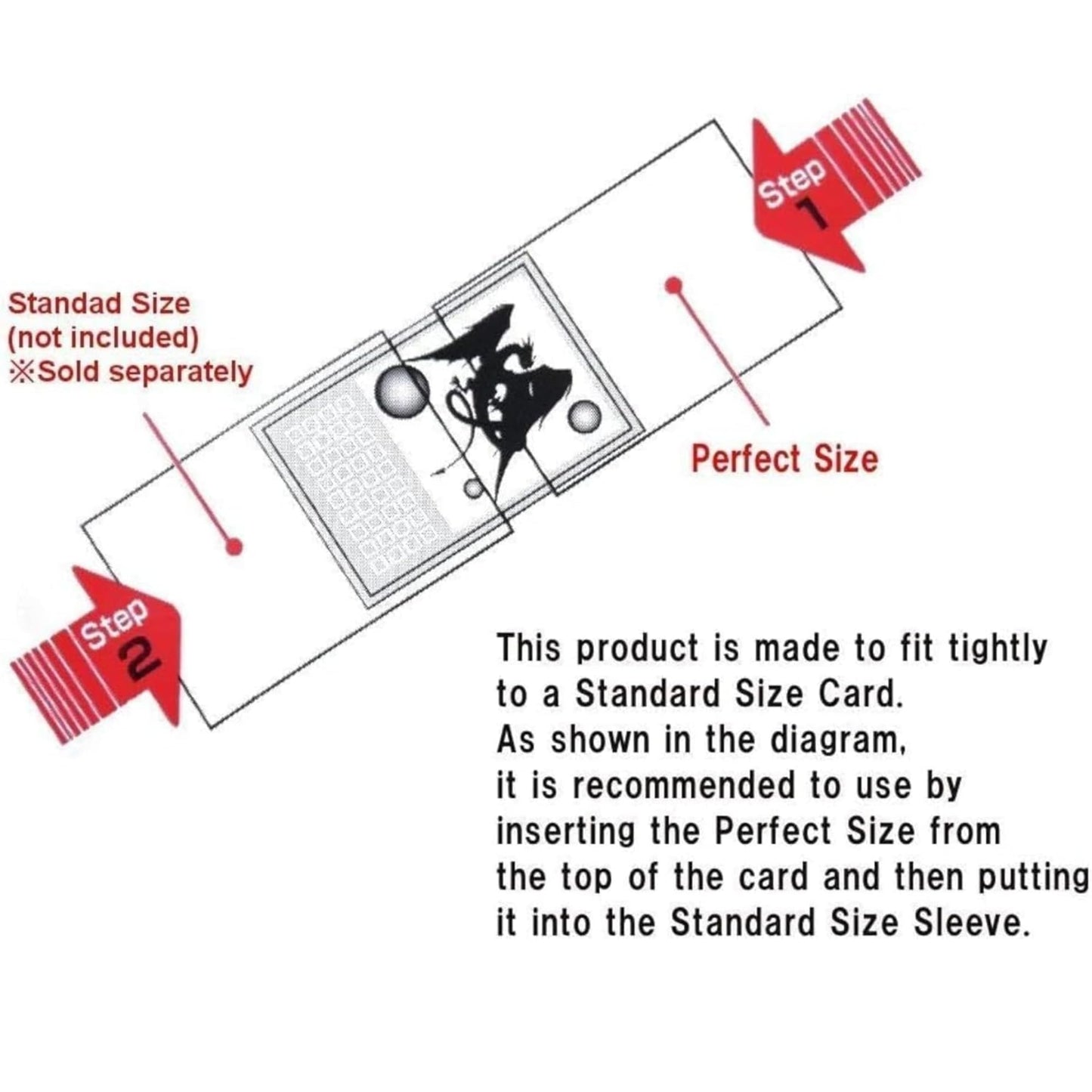 KMC 100 Karte Barriere Perfekte Größe (10 Packungen/Gesamt 1000)