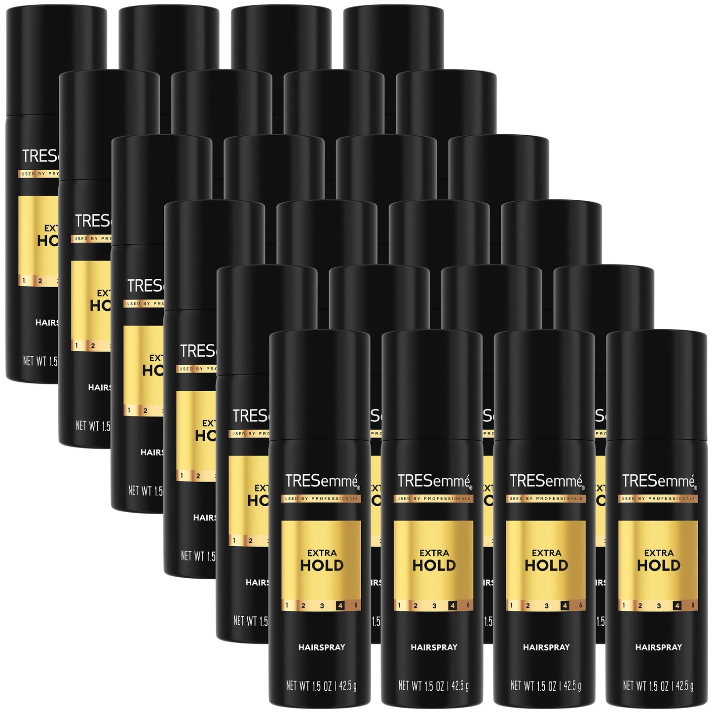 TRESemmé Travel Hairspray, Extra Hold, 24-Pack - Hair Styling Products for On-the-Go Frizz Control, Anti-Humidity Protection, 1.5 Oz Ea Beauty and Personal Care TRESemmé Default Title