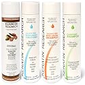 Complex Brazilian Keratin Blowout Straightening Smoothing Hair Treatment 4 Bottles 300ml Kit Includes Sulfate Free Shampoo Conditioner set by Keratin