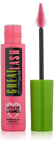 Maybelline Great Lash Lots of Lashes Washable Mascara, Brownish Black 0.43 oz