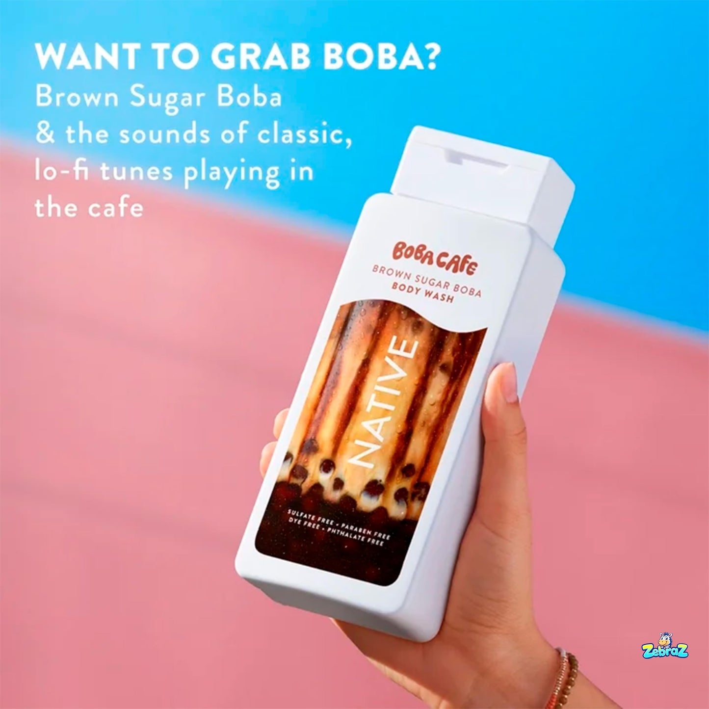 Native Body Wash, Limited Edition Brown Sugar Boba, Sulfate Free Body Wash for Women & Men, Boba Café, 18 fl - Pack Of 02 Beauty & Personal Care Native