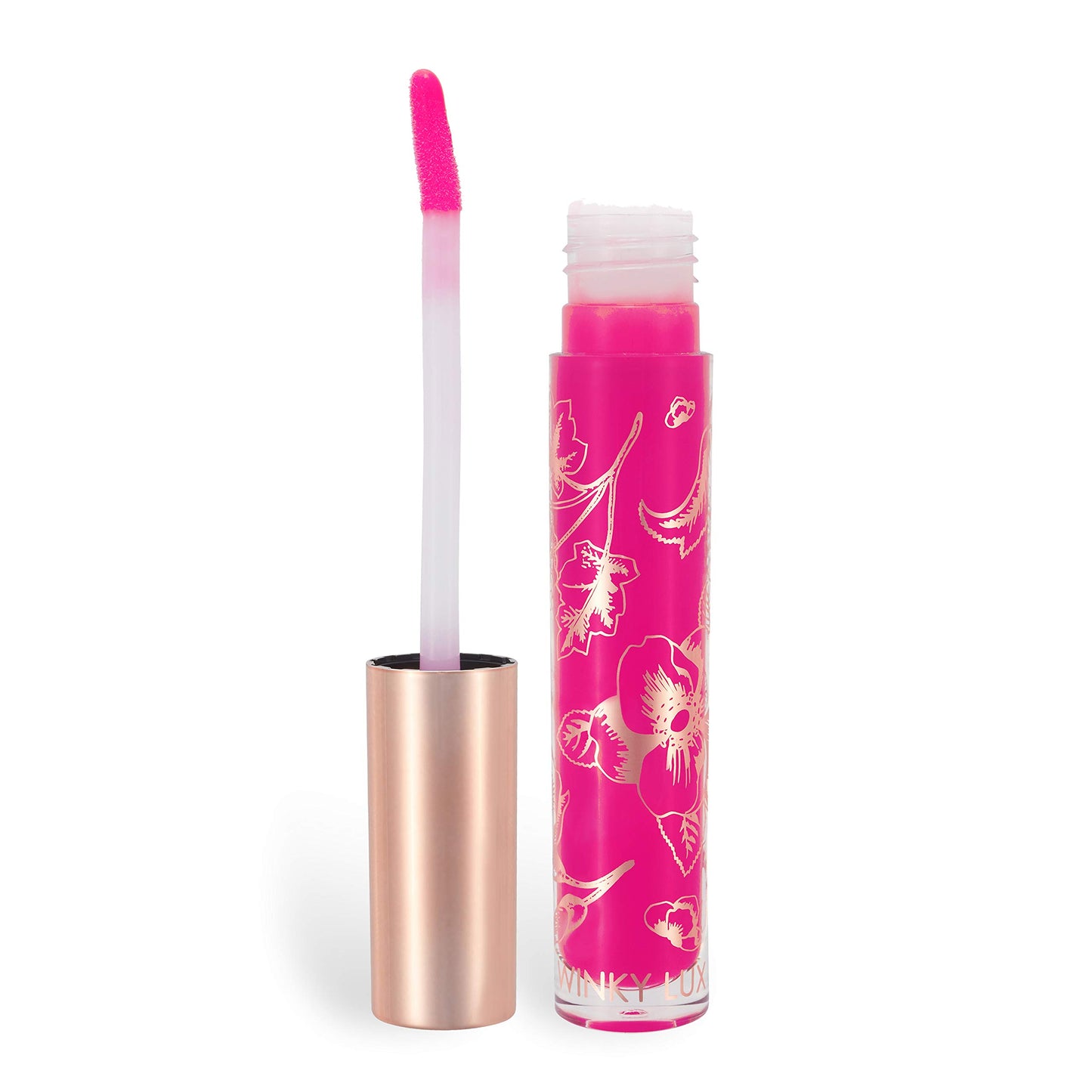 Winky Lux Prickly Pear Fruity Gloss pH Lip Stain, Non Sticky Lip Gloss, Tinted Lip Oil, Lip Lacquer, Yummy Fruit Lip Gloss, Jojoba Oil for Hydration