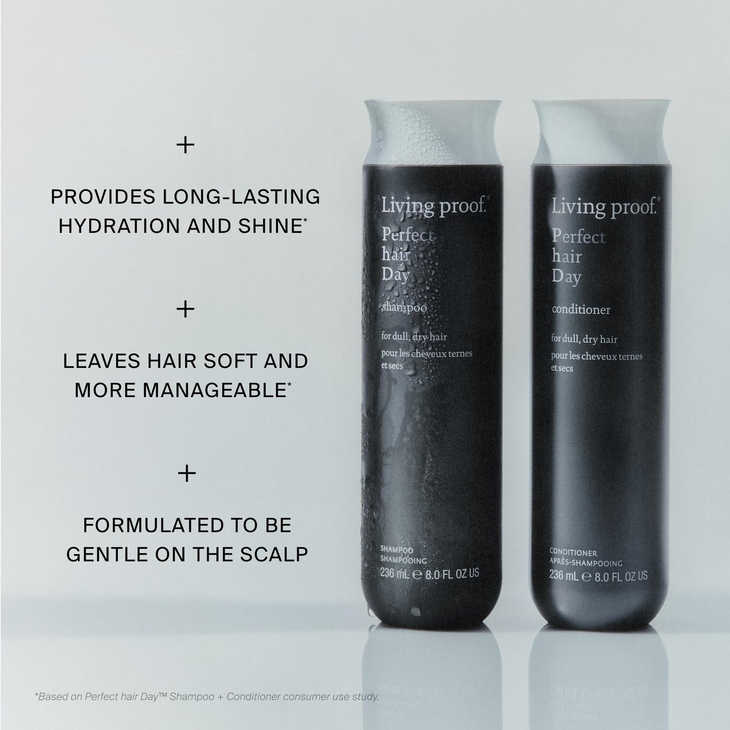 Living proof Perfect hair Day Shampoo Hydrating Shampoo for Women, Gently Cleansing & Enhances Shine, 24 oz