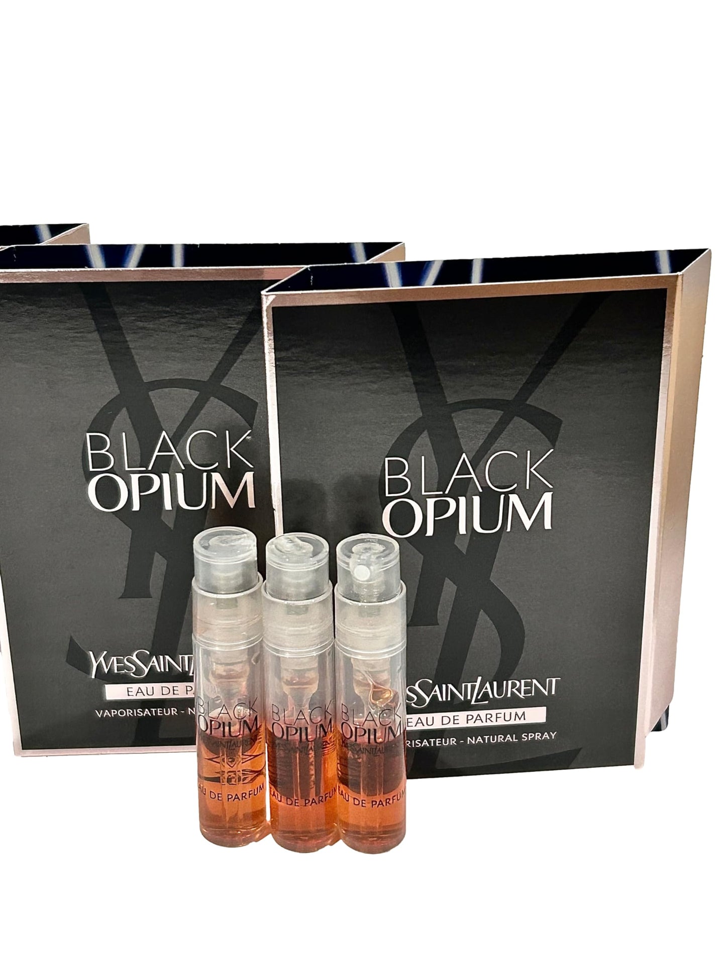 Yves Saint Laurent YSL Black Opium EDP Sample Women Perfume 1.2 ml / 0.04 oz - set of 3
