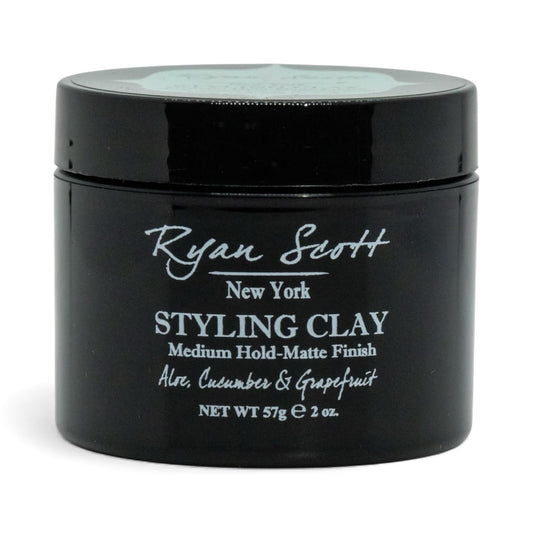 Ryan Scott Styling Clay - Medium Hold with a Matte Finish. Aloe, Cucumber, & Grapefruit Fragrance.