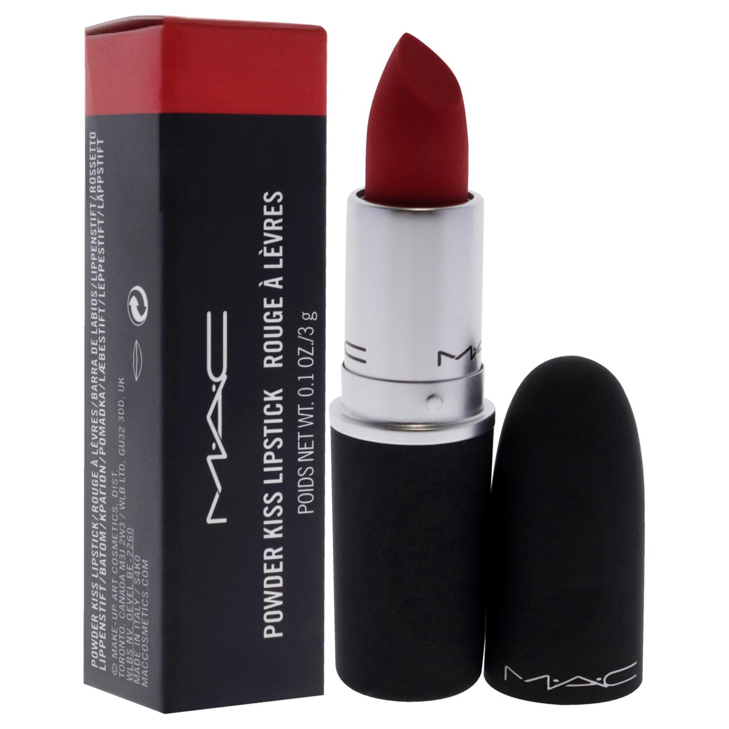 MAC Powder Kiss Lipstick - 929 You Re Buggin Lady Lipstick Women 0.1 oz
