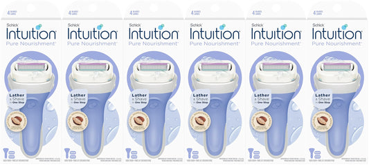 Schick Womens Intuition Razor Pure Nourishment (6 Pack) Beauty and Personal Care Schick
