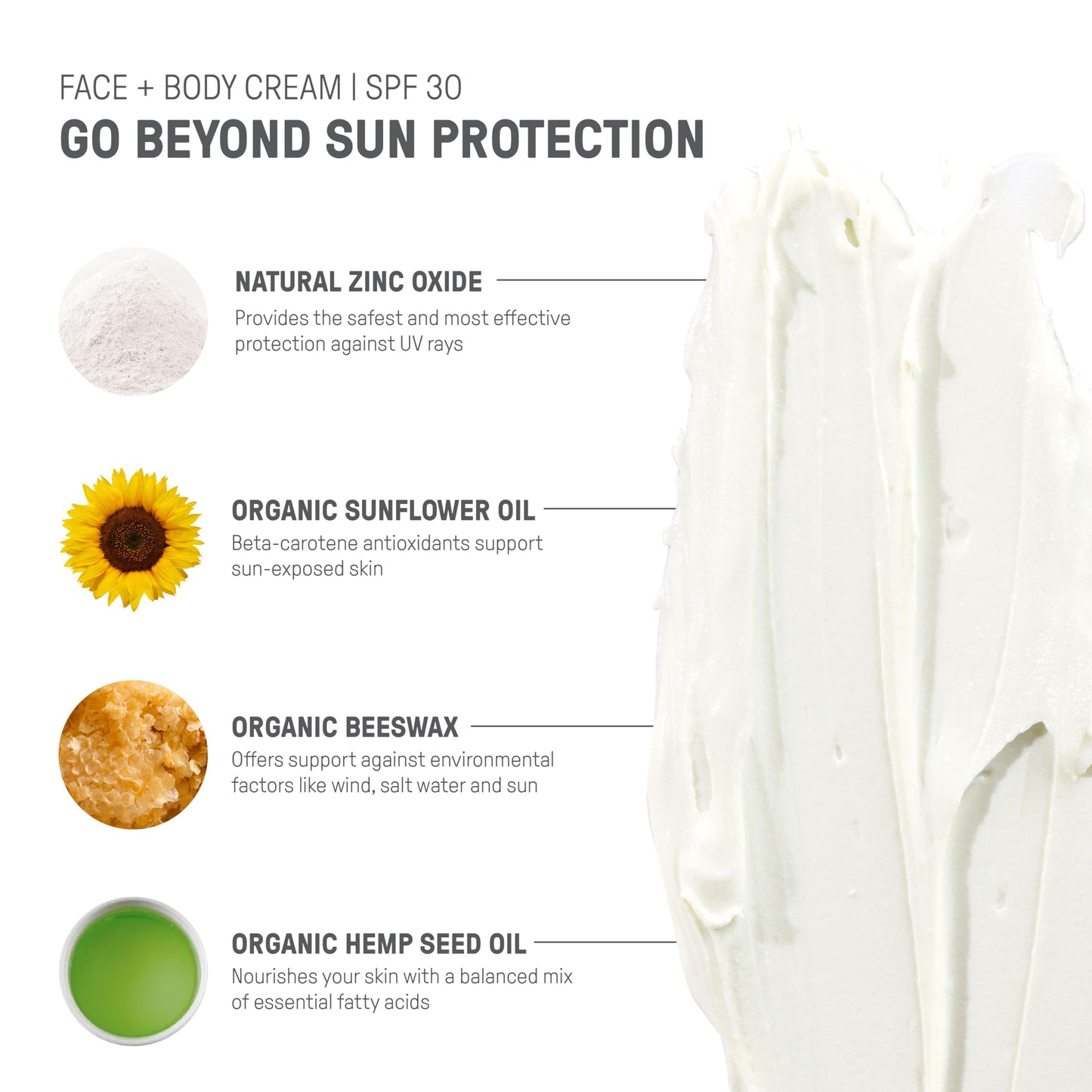 Raw Elements Face and Body Mineral Sunscreen SPF 30 Tin, Organic Sunblock Daily Protection, Non Toxic Reef Safe, Water Resistant, Cruelty Free