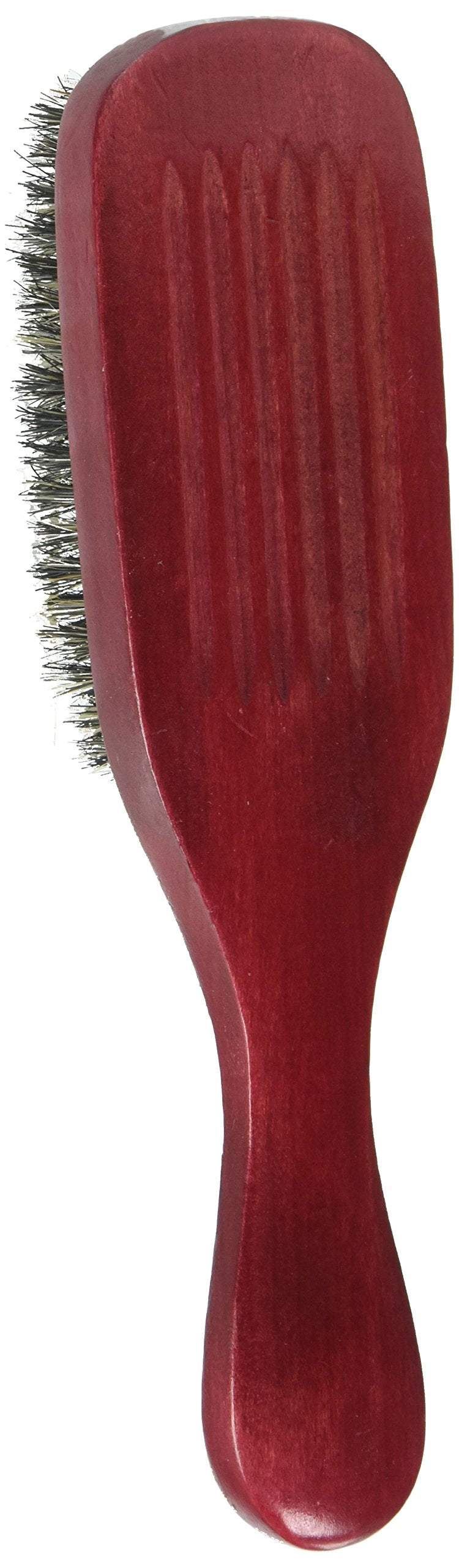 ANNIE Wave Soft Brush (Model:2080), Natural wood, boar bristles, wooden brush, won't pull on your hair, detangler, pulls out the knots