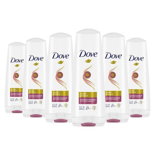 Dove Nutritive Solutions Color Care Hair Conditioner for Color Treated Hair Color Protect Long Lasting Color Vibrancy 12 oz, Pack of 6
