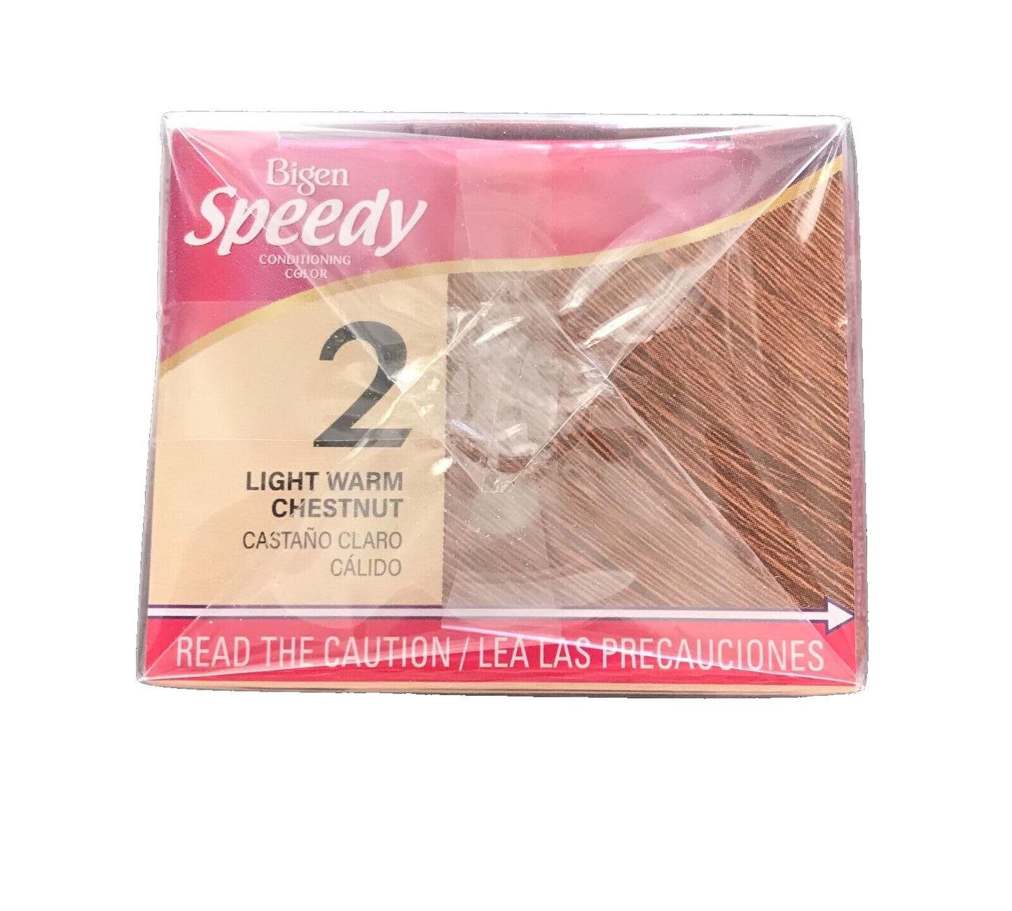 HOYU Bigen Speedy Hair Color, No. 2 Light Warm Chestnut (Pack Of 6)