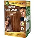 PIA Beauty Henna Hair Color Kit - Black - 30 Minute Ayurvedic Hair Dye with Serum - 100% Grey Coverage |Color mix+ Shine Serum | For Men & Women