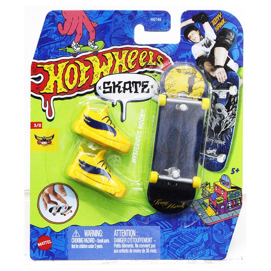 Hot Wheels Skate Tony Hawk Originals 3/8 Mysterious Moon Skate Fingerboard Toy - HVJ79 | Ages 5+