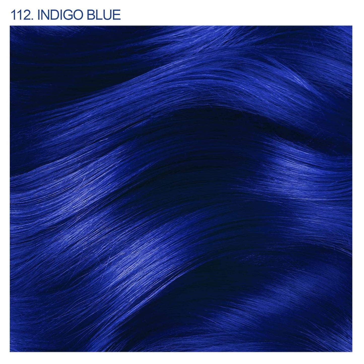 Adore Semi Permanent Hair Color (112 Indigo Blue) | Vegan & Cruelty-Free Blue Hair Dye | No Ammonia, No Peroxide, No Alcohol | 4 Fl Oz (Pack of 1)