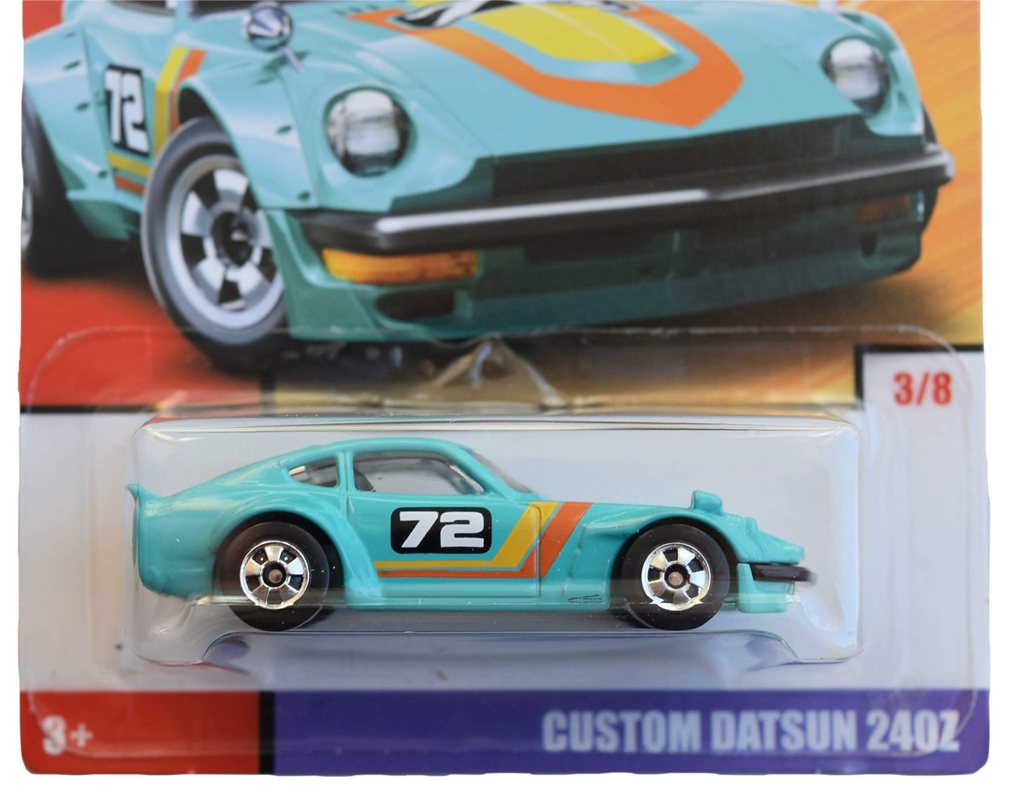 Hot Wheels 1:64 Scale die cast Exclusive Heritage [Green] Custom Datsun 240z 3/8