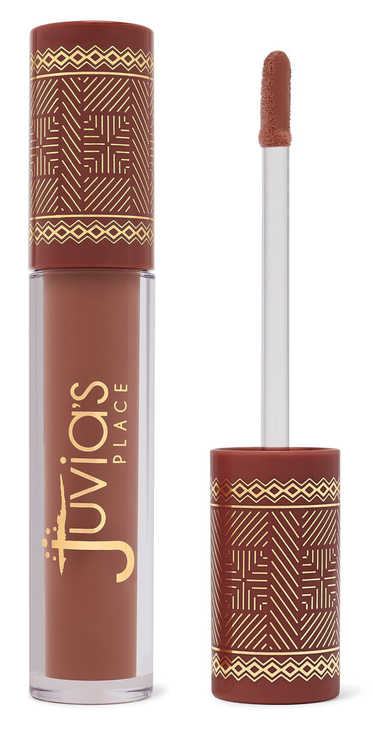 Juvia's Place Coffee Shop Lip Gloss - Cookie Butter - Hydrating Butter Lip Gloss for Women, Long-Lasting Shine, Moisturizing Glass-like Finish
