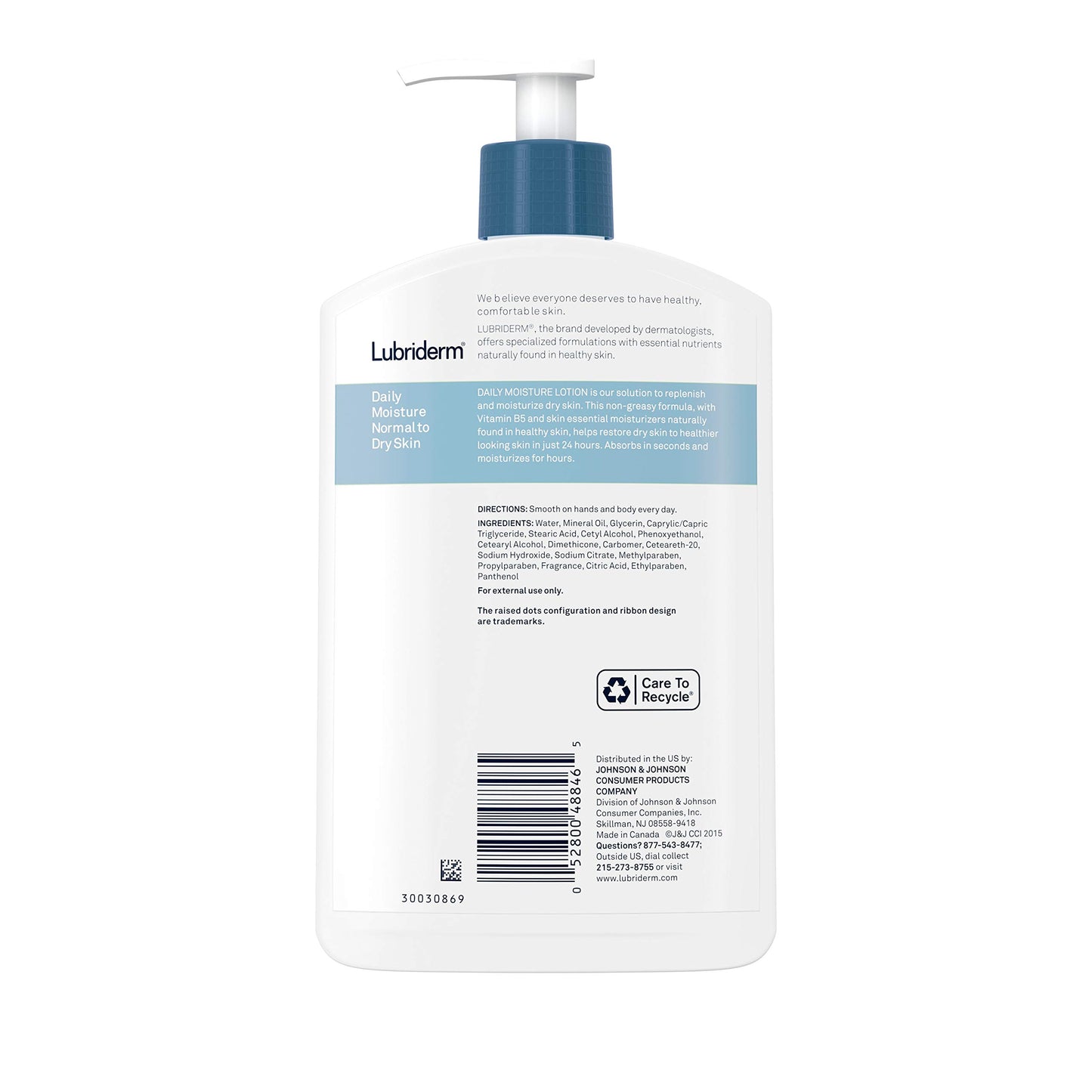 Lubriderm Daily Moisture Lotion, 16 Fl. Oz (Pack of 4)
