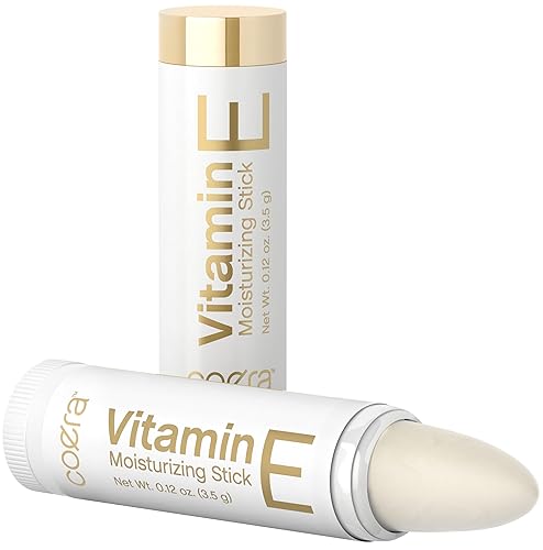 Coera Vitamin E Moisturizing Stick for Lips | .12 oz (2 Pack) | Hydrating & Nourishing Moisturizer | Free of Parabens, SLS & Fragrances