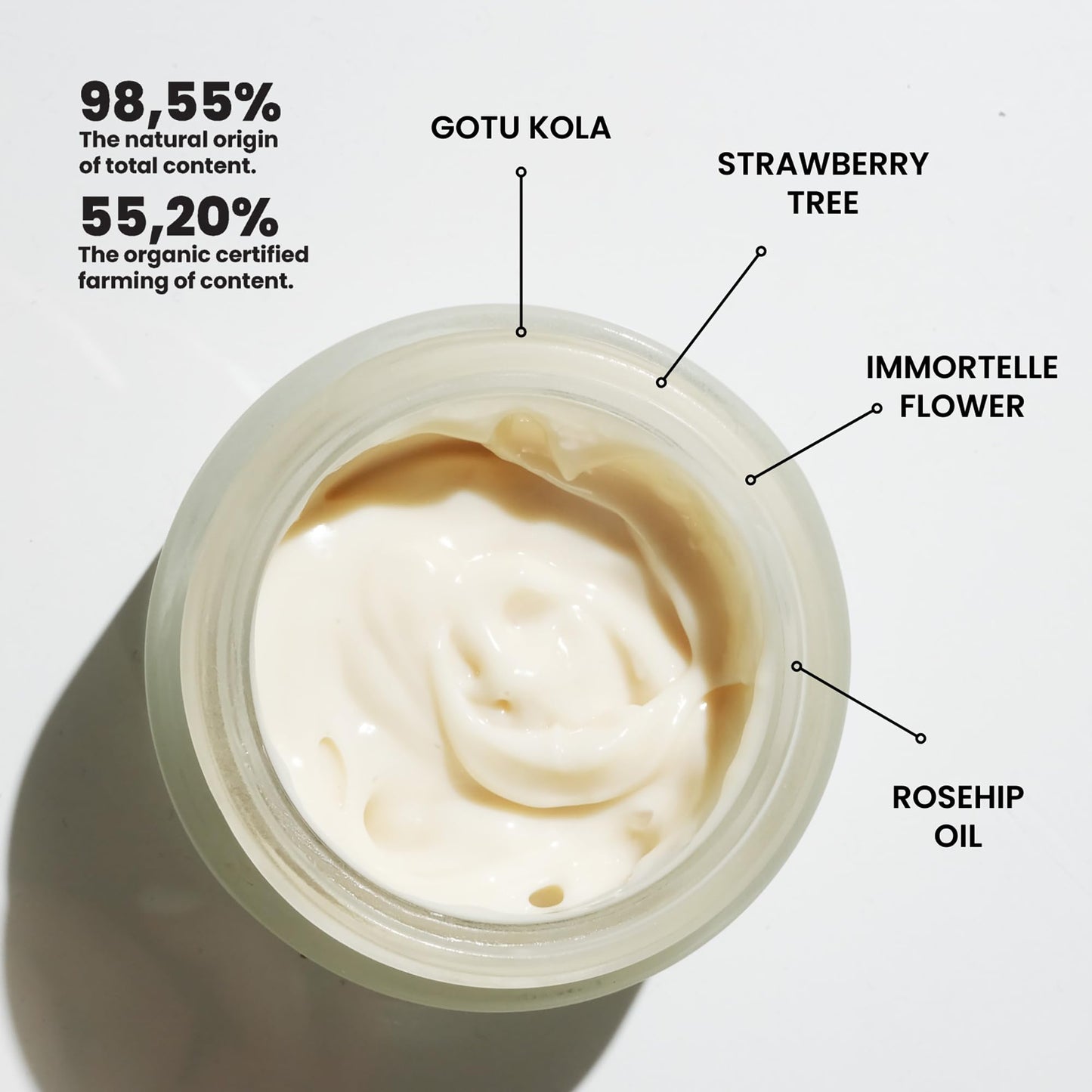 NOV Slow Aging Replenishing Night Cream - Face Moisturizer with Rose Hip Oil - Moisturizer Face Cream to Reduce Fine Lines and Aging Spots - 1.69 oz