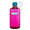 Nalgene Leak Proof Tritan BPA-Free Water Bottle - 32 oz Narrow Mouth - Made in the USA for Outdoor Use & Daily Hydration (Eggplant)