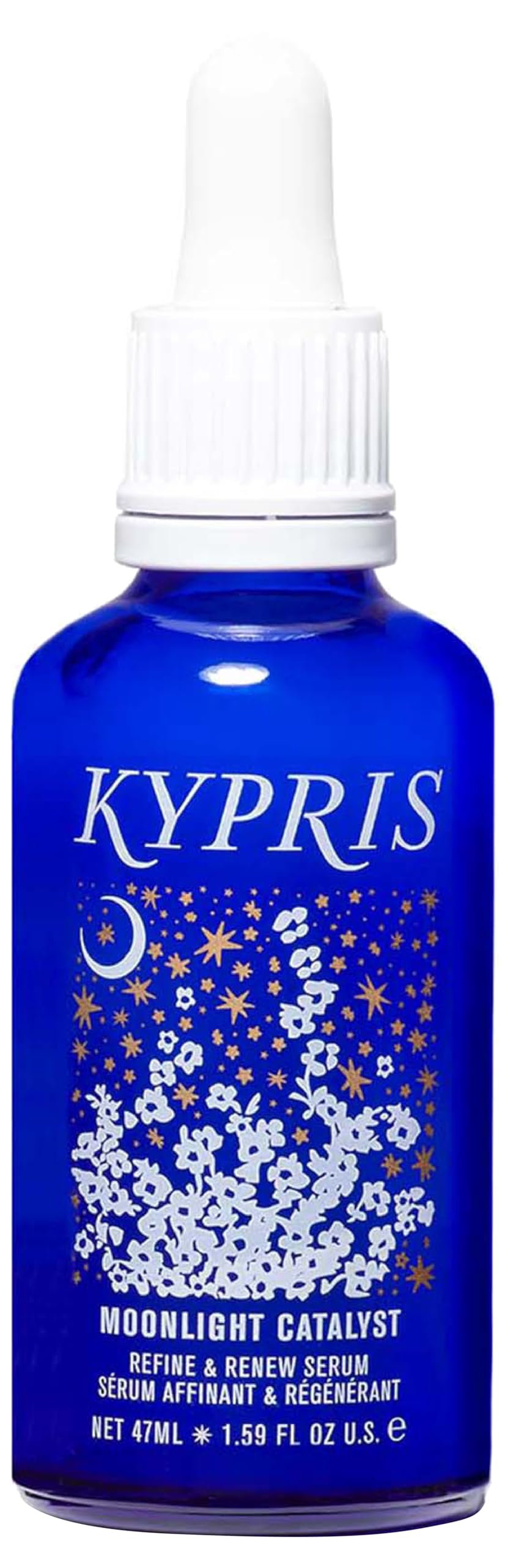KYPRIS, Moonlight Catalyst - Refine & Renew Overnight Facial Serum, Gentle Herbal Alternative to Retinoids No Vitamin A (1.59 fl oz / 47 ml)
