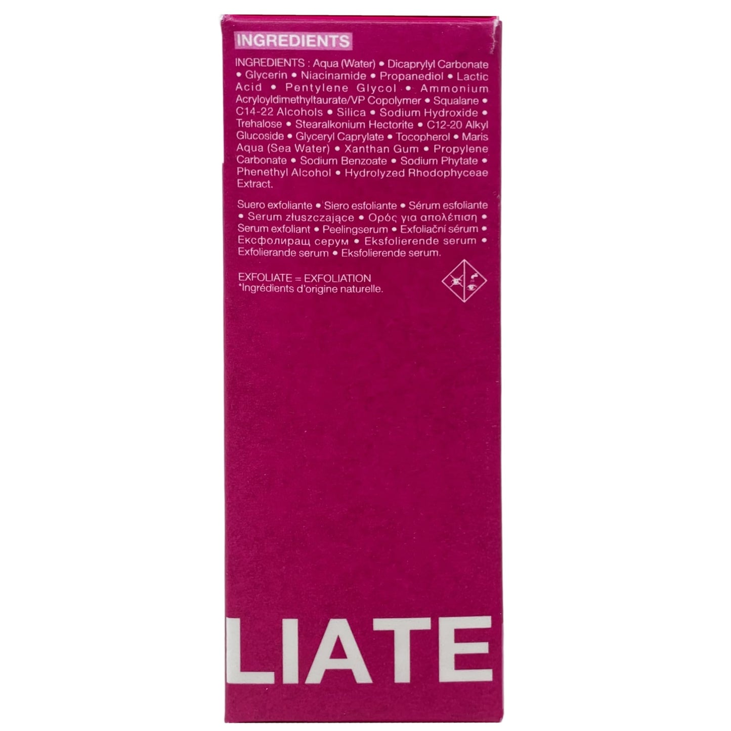 Sephora Exfoliate Resurfacing Serum Night with 5% Niacinamide + Lactic Acid - 30 mL / 1.01 fl oz