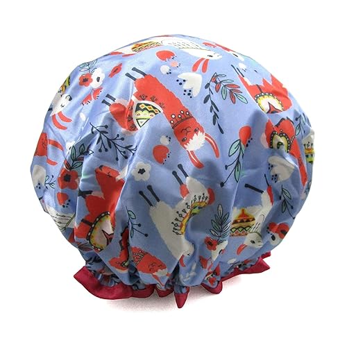 1 Pcs Waterproof Shower Cap for Women,Hair Treatment Bath Cap for Girls Spa Home Use,Travel and Hair Salon …