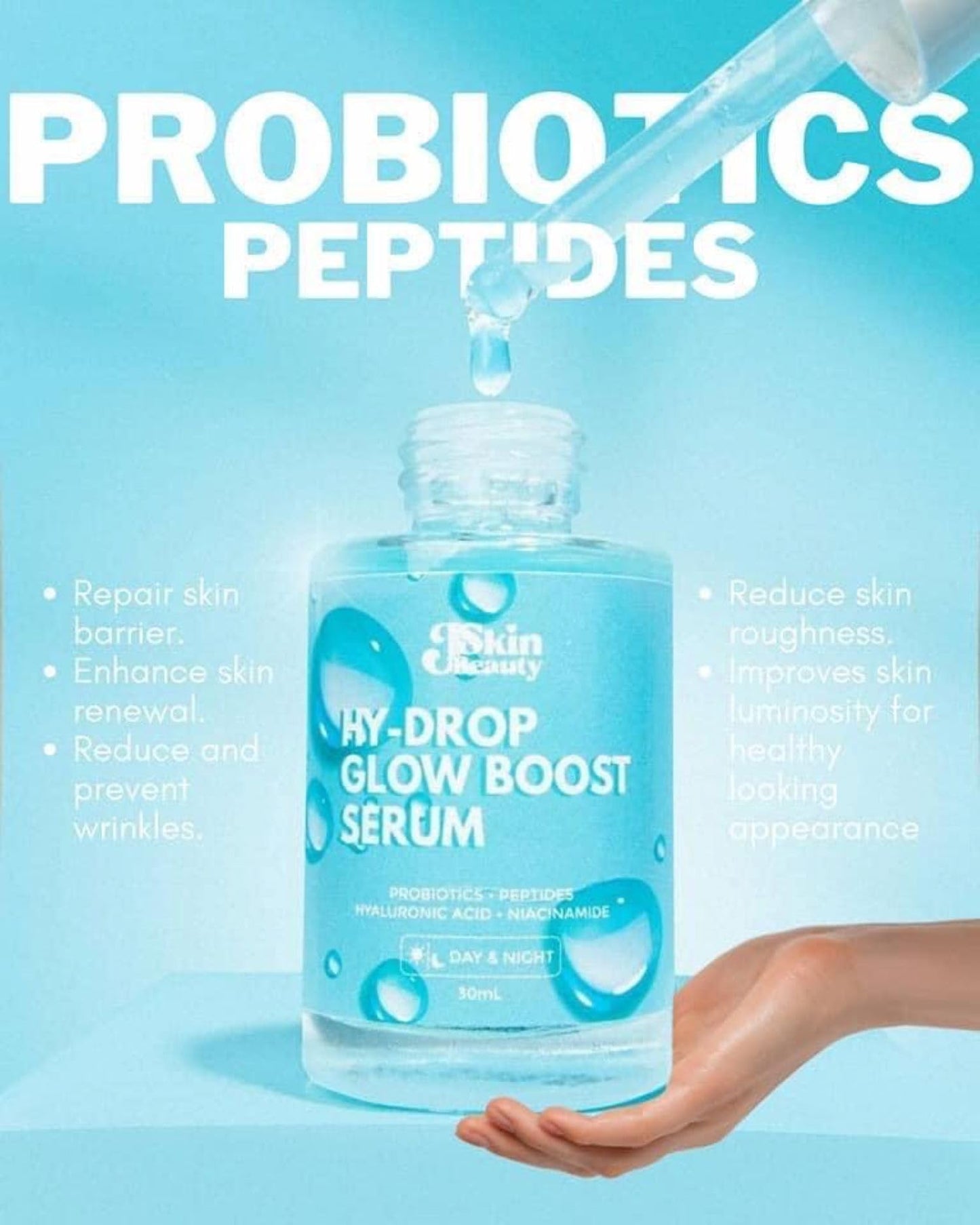 JSkin Beauty Hy-Drop Glow Boost Serum, 30ml